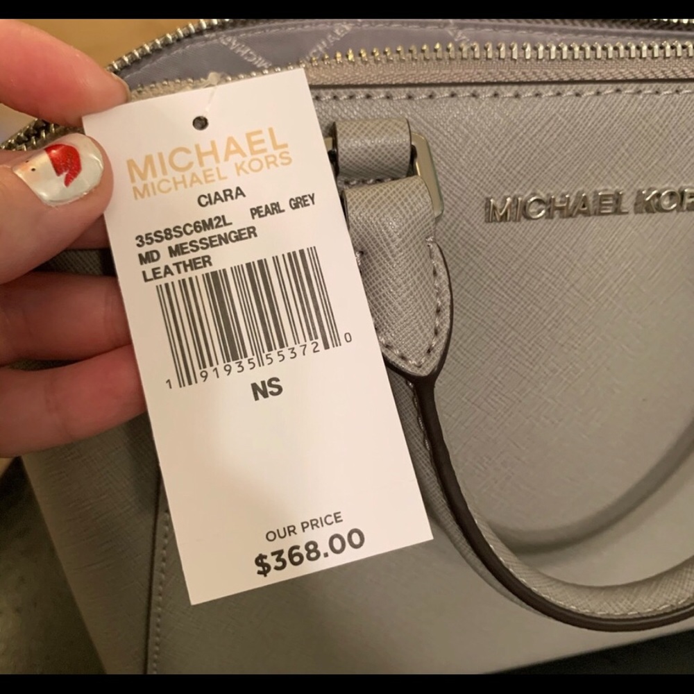 Michael Kors Ciara Saffiano Leather Purse